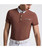 Cavalleria Toscana Men's Short Sleeve Jersey Show Shirt, Mink.