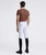 Cavalleria Toscana Men's Short Sleeve Jersey Show Shirt, Mink, back.