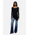 7 For All Mankind Womens Dojo Medium Wash Lake Blue Jeans, front, full.