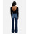 7 For All Mankind Womens Dojo Medium Wash Lake Blue Jeans, back, full.