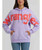 Wrangler Womens Retro Punchy Classic Hoodie, Purple.