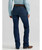 Wrangler The Ultimate Riding Jean Boot Cut Willow Mid Rise, back.