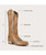 Hyer 13" Leawood Tan Ladies Western Boot, features.