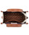 Wrangler Colour Block Tote/Crossbody Bag, Brown, top.