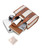 Wrangler Colour Block Tote/Crossbody Bag, Brown, front, open.