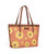 Wrangler Sunflower Print Tote Bag, Brown.