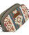 Wrangler Sherpa Aztec Canvas Crossbody, Green, detail of front.