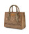 Wrangler Whipstitch Aztec Satchel/Crossbody with Scarf Handle Bag, Khaki.