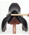 Used Presige Versailles Jump Saddle 17", front.