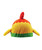 Equetech Rocky Rooster Helmet Cover, back.