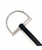 AJR Sport Hard Rubber Mullen Dee Bit, ring detail.