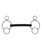 AJR Sport Hard Rubber Mullen 2 Ring Bit.