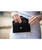 Penelope Mesh Phone Pocket, Black.