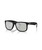 Ray-Ban Justin Polarized 2 Sunglasses, Rubber Black, Green Mirror Silver.