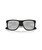 Ray-Ban Justin Polarized 2 Sunglasses, Rubber Black, Green Mirror Silver, front 2.