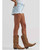 Wrangler Womens Cowboy Shorts, Elodie, side.