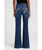 7 For All Mankind Womens Dojo Tailorless Indiglow Jeans, back.