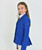 For Horses Winx Kids Show Jacket, Denim Blue, side.