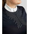 Montar Bling Curve Ladies Short Sleeve Competition Top, Navy, detail.