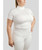 Montar Bling Curve Ladies Short Sleeve Competition Top, White.