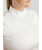 Montar Bling Curve Ladies Short Sleeve Competition Top, White, detail.