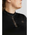 Montar Briella Curve Ladies Long Sleeve Polo, Black, front.