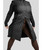 Montar MoQuinn Curve Ladies Quilted Hybrid Long Jacket, front.