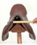 Used Childeric Jump Saddle 16", front.