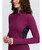 LeMieux Classique Base Layer FW26, Blackberry, side.