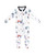 Copper Pearl Zip Up Footie Infant Pajama, Jo.