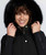 LeMieux Margot Hooded Gilet Vest, hood detail.