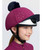 LeMieux Classic Pom Hat Silk, Blackberry.