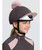 LeMieux Classic Pom Hat Silk, Cocoa.