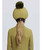 LeMieux Classic Pom Hat Silk, Gooseberry, back.
