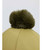 LeMieux Classic Pom Hat Silk, Gooseberry, pom detail.