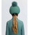 LeMieux Ribbed Hat Silk, Aloe, back.