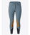 Tailored Sportsman Tech Light Mid Rise Ladies Breech, Deep Sea/Tan.