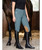 Tailored Sportsman Tech Light Mid Rise Ladies Breech, Deep Sea/Tan, lifestyle.