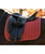 LeMieux Dressage Luxury Suede Feel Saddle Pad FW26, Russet, lifestyle.