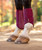 LeMIeux Arika Mesh Brushing Boots FW26, Blackberry.