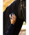 LeMieux Massage Brush, Navy, Lifestyle 1.