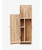 LeMIeux Hobby Horse Wooden Stable Set, front, open.