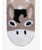 LeMieux Fluffy Character Socks FW26, Donkey, detail.