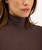 Dada Sport Calder Ladies Long Sleeve Training Top FW26, neck detail.