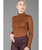 Schockemohle SPAlba Ladies Turtleneck Training Top, Nougat.