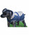 Century Tiger Deluxe Plaid Dog Coat, Navy Plaid.