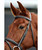 Dublin Padded Flash Bridle, browband detail.