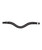 Dublin Curved Diamante Browband, Black.