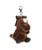 Aurora Plush Palm Pals Truffle Brown Horse Clip On