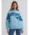 Wrangler Womens Retro Americana Logo Hoodie.